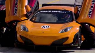 500PS V8 Twin Turbo McLaren MP412C GT3 racecar [upl. by Amara]