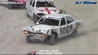 Horndean Raceway  Bangers Young Guns v Old Gits Head to Head  13th June 2010 [upl. by Otha]