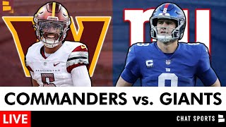 Commanders vs Giants Live Streaming Scoreboard PlayByPlay amp Highlights  NFL Week 9 On Fox [upl. by Suiravat]