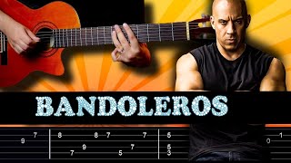 Bandoleros Guitar Tab  Don Omar [upl. by Bauske]