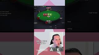 AceKing Plays For STACKS poker shorts [upl. by Adivad677]