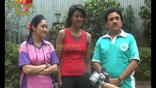 On location of TV Serial Tarak Mehta Ka Ooltah Chashmah yoga sequence [upl. by Maddocks]