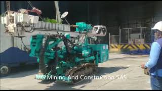 Casagrande C4 Mini Piling Rig Sold in Peru [upl. by Adnuhser310]