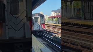 Downtown 4 train arrives at 176th street [upl. by Drusi]