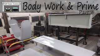 1949 Jeep Willys Pick Up Body Work and Prime Part 4 [upl. by Schaefer]