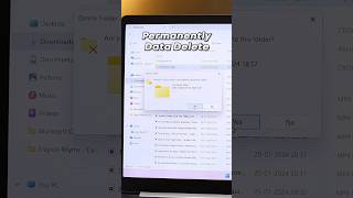 Permanently Data Delete 🗑❔🤔shorts computer laptop [upl. by Samy281]