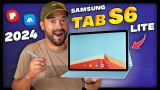 VALE a pena COMPRAR o GALAXY TAB S6 Lite em 2024 🤔 [upl. by Eah]