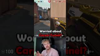 HOW TO AVOID CARPRAL TUNNEL FROM GAMING IN 30 SECONDS VALORANT [upl. by Sahcnip985]