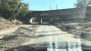 More damage Asheville North Carolina along the river [upl. by Braasch]