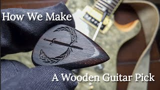 Making Wooden Guitar Picks [upl. by Conover]