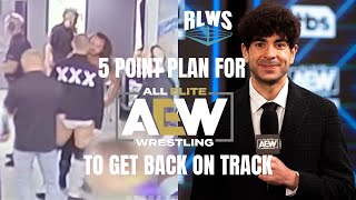 5 Point Plan for AEW amp Tony Khan to Turn Things Around After Airing CM Punk Footage Backfired [upl. by Enitsuj]