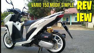 REVIEW VARIO 150 MODIF SIMPLE AJA DR16 VARIOVLOG [upl. by Aicsila607]