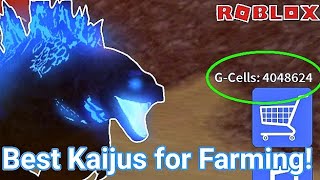 TOP 3 BEST KAIJUS FOR FARMING  Roblox Kaiju universe [upl. by Schwartz]