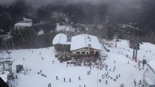 ☼ Skiing in Austria  Zauberberg Semmering Hirschenkogel [upl. by Atirehgram]