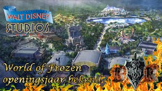 Talkvideo  Openingsjaar World of Frozen bekend  Lion king waterattractie [upl. by Podvin]