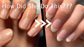 Natural Nail Transformation not what you think [upl. by Nosae]