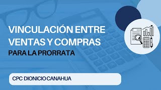 Vinculación entre Ventas y Compras para la prorrata [upl. by Aspasia39]