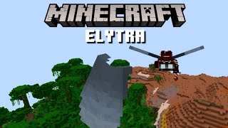 how to fly elytra in mobile minecraft PE [upl. by Joselow697]