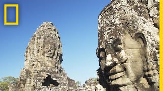 In Cambodia a City of Towering Temples in the Forest  National Geographic [upl. by Tallu221]