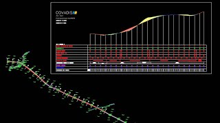 Covadis 17  conception rapide du tracé en plan et profil en long avec Autopiste [upl. by Ealasaid]