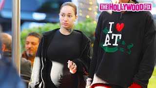 Pregnant Bhad Bhabie Keeps Her Baby Bump Under Wraps amp Is Asked About Only Fans amp More In BH [upl. by Marsha]