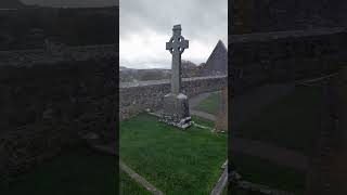 Rock of cashel cemetery and view of cashel Town tipperary spooky castle ireland [upl. by Tound]