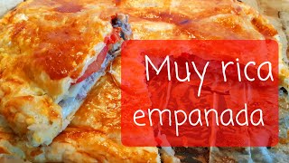 Deliciosa empanada con carne y champiñones para chuparse los dedos [upl. by Ferwerda]