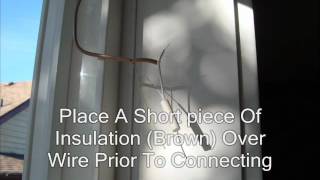 Home Alarm Wiring  Part 3  Contactswmv [upl. by Knowlton]