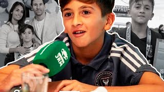 THIAGO MESSI dio su PRIMERA ENTREVISTA y sorprendió con estas RESPUESTAS 😧 [upl. by Cinnamon156]