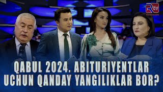 QABUL 2024 ABITURIYENTLAR UCHUN QANDAY YANGILIKLAR BOR I Renessans minbari 73son [upl. by Saire]