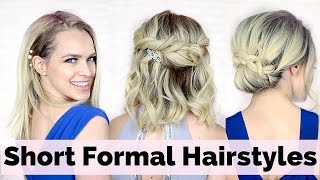 Prom Hairstyles for Short Hair [upl. by Eimrots]