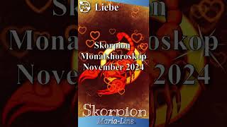 Skorpion LIEBE ❤️ Horoskop November 2024 [upl. by Penthea]