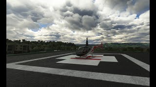 Robinson R44 by RotorSim Pilot [upl. by Nnaeirual903]