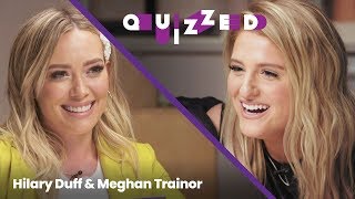 Meghan Trainor Gets QUIZZED by Hilary Duff on ‘The Lizzie McGuire Movie’  Quizzed [upl. by Baylor661]