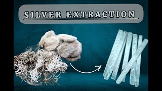 Unique Way To Extract Silver From Silver Plated Copper Scrap Without Dissolving It In Nitric Acid [upl. by Tulley]