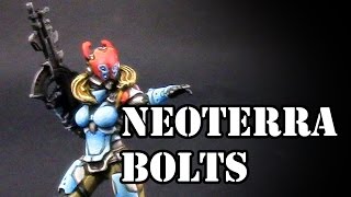 How to paint PanOceania Neoterra Bolts [upl. by Ev]