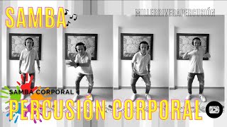 Samba con Percusión Corporal  Ritmo con las manos coordination ritmo bodypercussion [upl. by Varion]