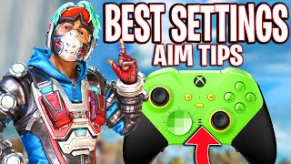 BEST Apex Controller Settings amp Aim Tips [upl. by Yrahcaz]