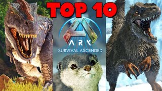 TOP 10 Creatures You NEED To Tame In ARK Survival Ascended  The Island [upl. by Reichel]