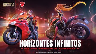 Horizontes Infinitos  Tráiler Apariencias de Colaboración MLBB × Ducati  Mobile Legends Bang Bang [upl. by Dun]