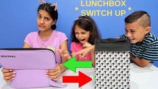 LUNCHBOX SWITCH UP CHALLENGE HZHtube Kids Fun [upl. by Sackey942]