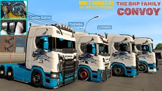 ETS2 Convoy with The BHP  FAMILY Scania S New update 15306s HALLOWEEN [upl. by Volnak151]