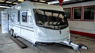 Teuerster Wohnwagen Deutschlands Tabbert Cellini SlideOut 2020 Komplette Vorstellung [upl. by Raynell374]