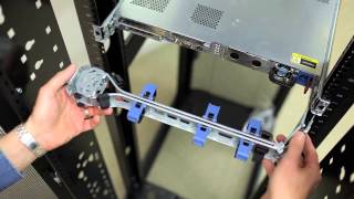 HP ProLiant Quick Deploy Rail Kit installation [upl. by Adneral]