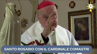 SANTO ROSARIO COL CARDINALE COMASTRI misteri della Gioia [upl. by Lozano155]