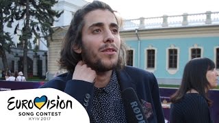 Interview with Salvador Sobral from Portugal Eurovision 2017 [upl. by Simah]