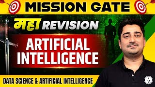 Artificial Intelligence One Shot  Maha Revision  Data Science and AI  GATE 2024 Preparation [upl. by Adnam]