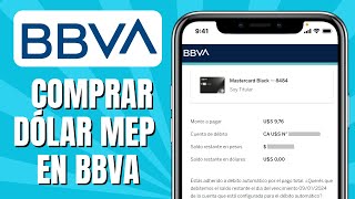 Cómo COMPRAR Dólar MEP En BBVA [upl. by Derdlim]