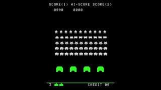 Space Invaders 1978  Arcade Gameplay [upl. by Nelubez]