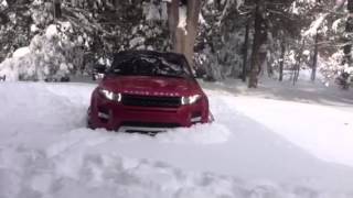 Evoque vs 2ft snow [upl. by Okihcim]